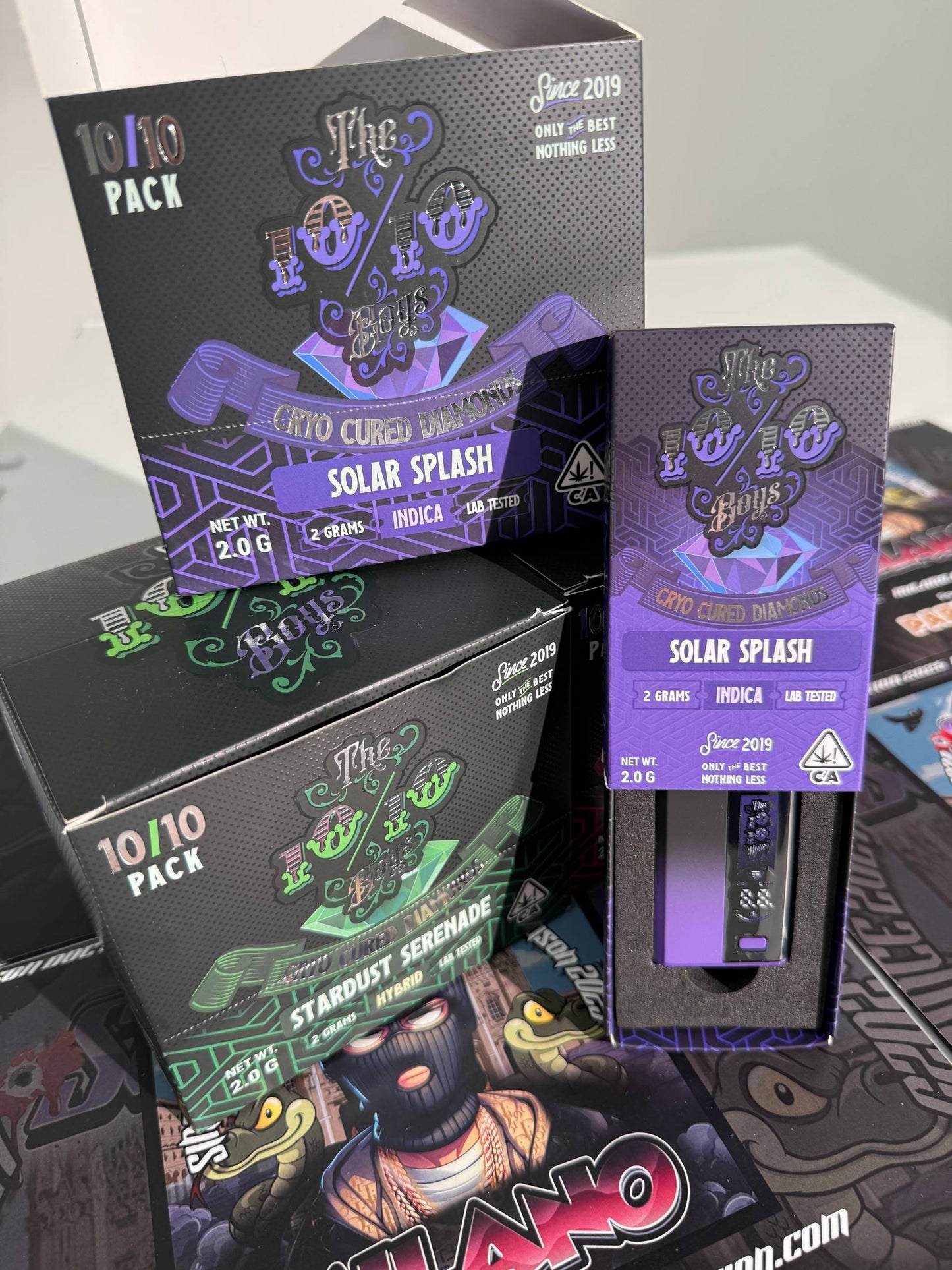 Vape pen the 10/10 boys Cryo Cured 2gr - SOLAR SPLASH