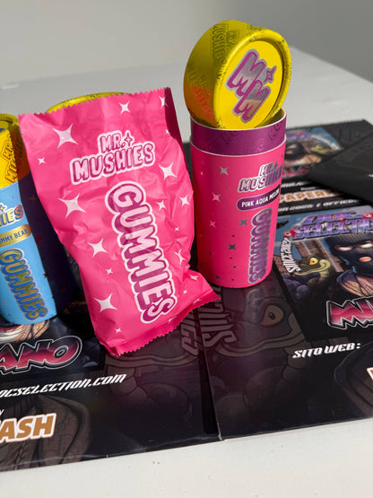 MR MUSHIES Gummies Psilocibina 4gr - PINK ACQUA MELON